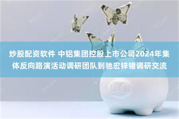 炒股配资软件 中铝集团控股上市公司2024年集体反向路演活动调研团队到驰宏锌锗调研交流