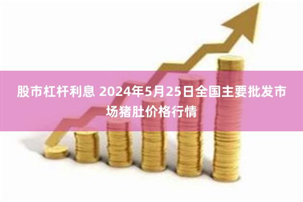 股市杠杆利息 2024年5月25日全国主要批发市场猪肚价格行情