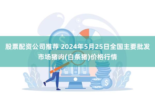 股票配资公司推荐 2024年5月25日全国主要批发市场猪肉(白条猪)价格行情