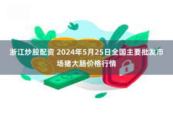 浙江炒股配资 2024年5月25日全国主要批发市场猪大肠价格行情