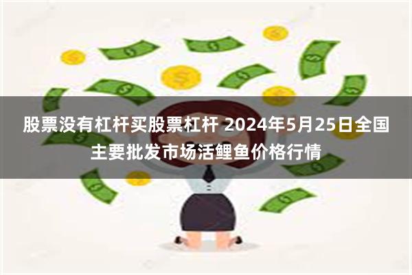 股票没有杠杆买股票杠杆 2024年5月25日全国主要批发市场活鲤鱼价格行情