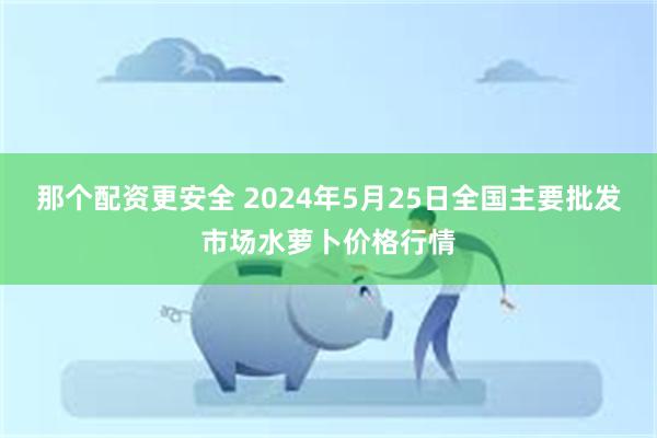 那个配资更安全 2024年5月25日全国主要批发市场水萝卜价格行情