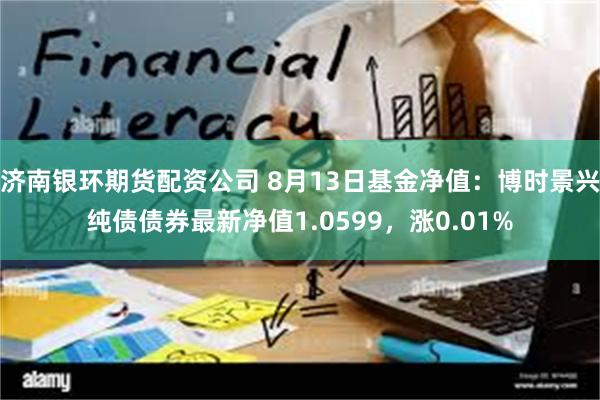 济南银环期货配资公司 8月13日基金净值：博时景兴纯债债券最新净值1.0599，涨0.01%