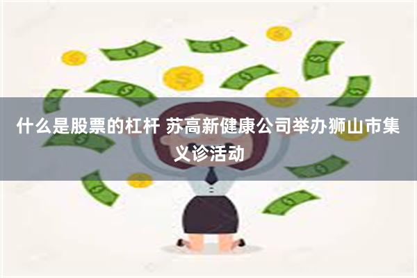 什么是股票的杠杆 苏高新健康公司举办狮山市集义诊活动