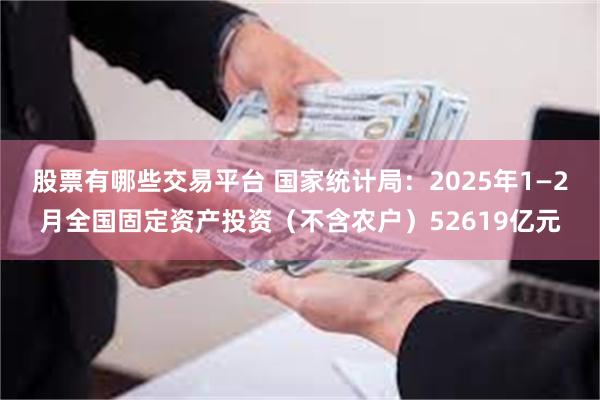 股票有哪些交易平台 国家统计局：2025年1—2月全国固定资产投资（不含农户）52619亿元